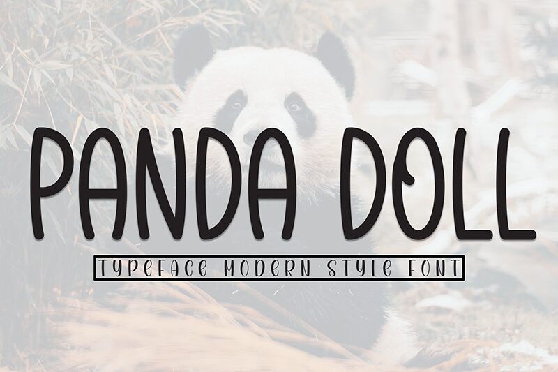 Panda Doll Schriftart