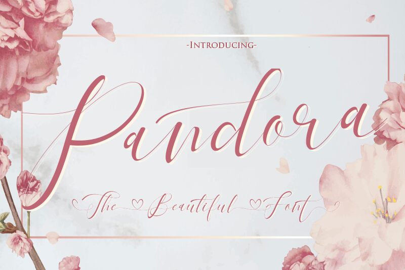Pandora Druh písma