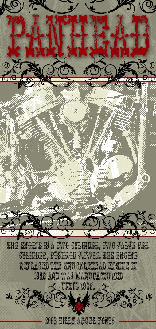 PANHEAD Czcionka