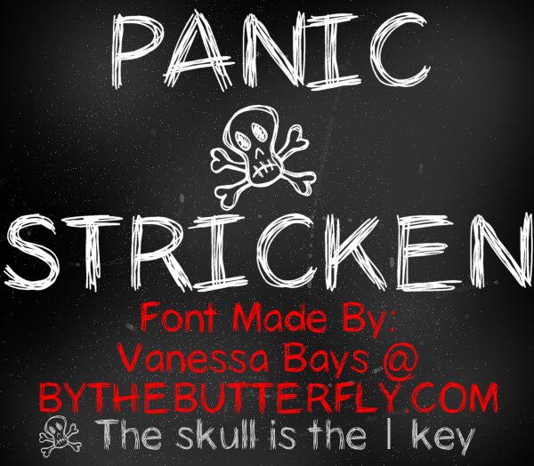 PanicStricken Schriftart