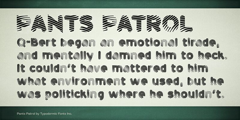 Pants Patrol Czcionka