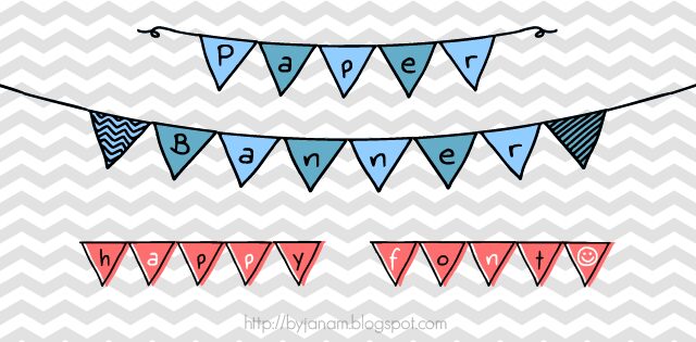 Paper Banner Carattere