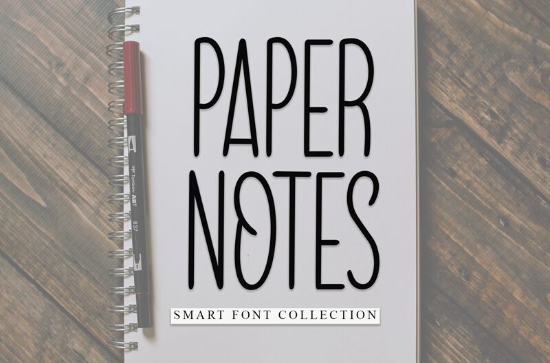 Paper Notes police | Fonts2u.com