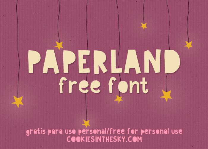 Paperland Czcionka