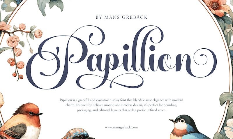 Papillion Font