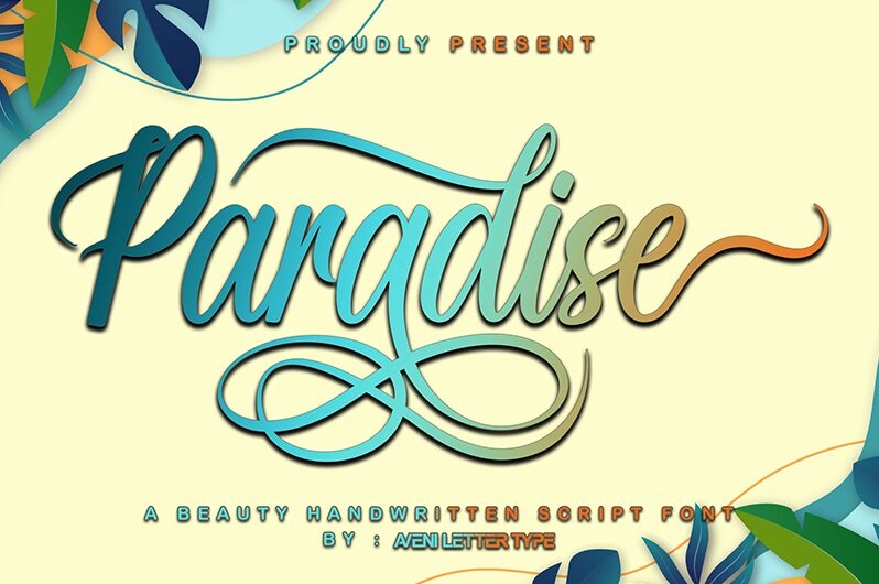Paradise Love Schriftart