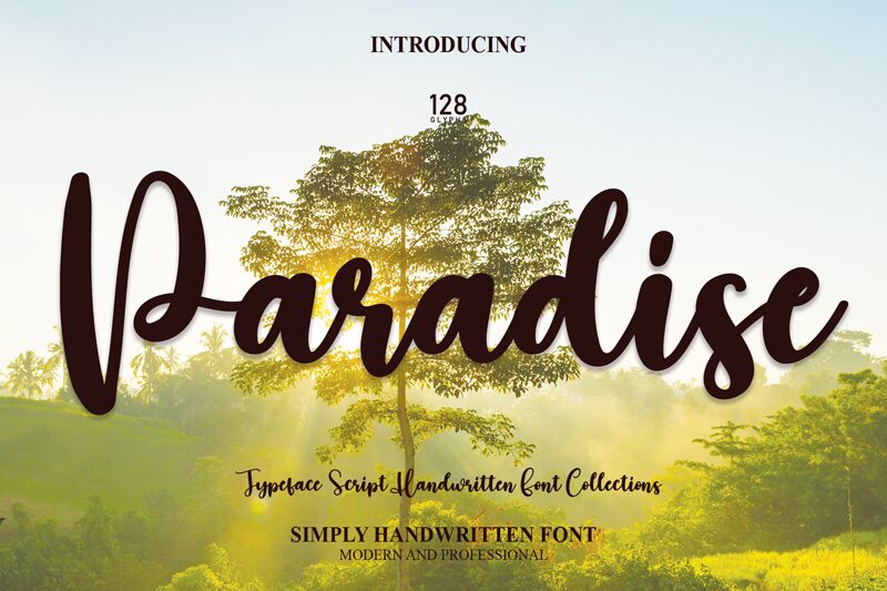 Paradise Schriftart