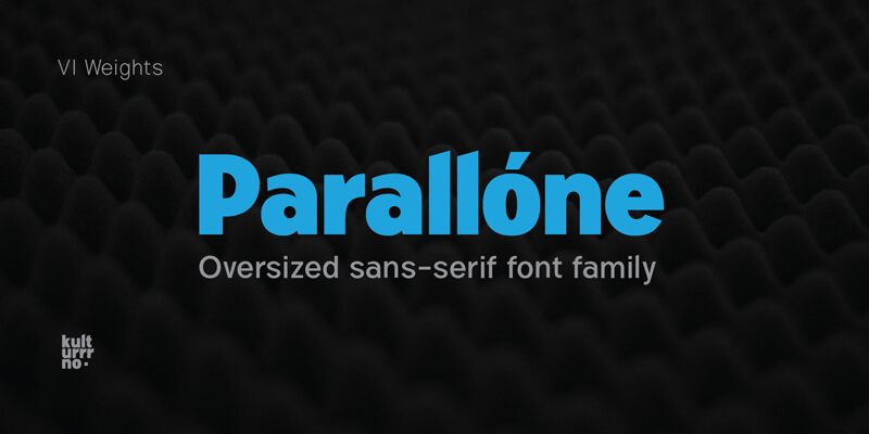 Parallone Schriftart