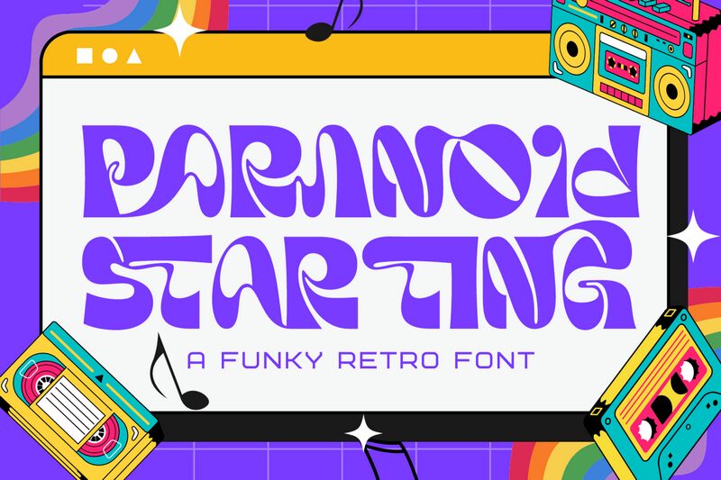 Paranoid Starting Schriftart