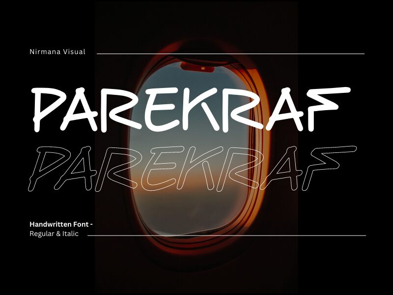 Parekraf Schriftart