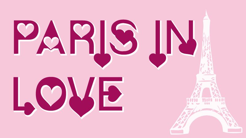 Paris in Love Schriftart