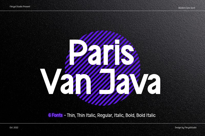 Paris Van Java الخط