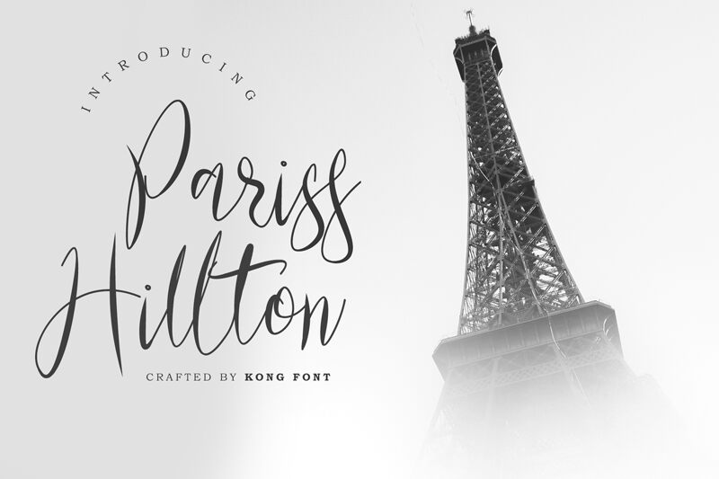 Pariss Hillton Schriftart