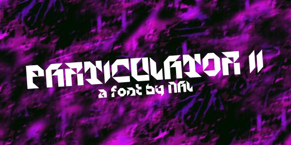 Particulator II Schriftart