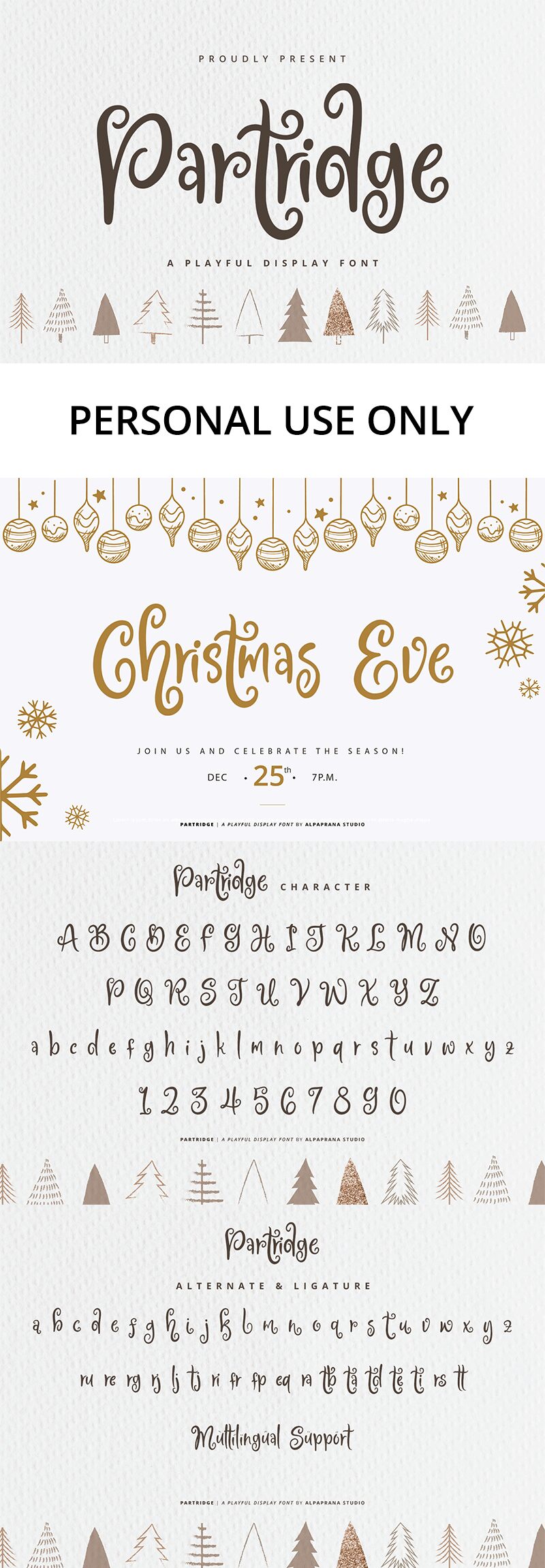 Partridge Шрифт