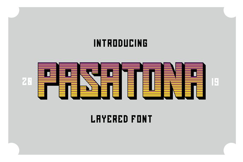Pasatona Schriftart