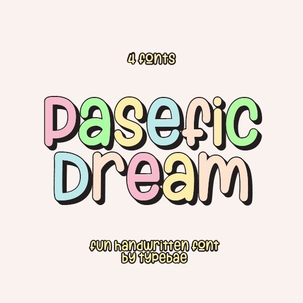 Pasefic Dream Font