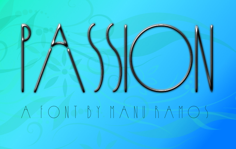 Passion Schriftart