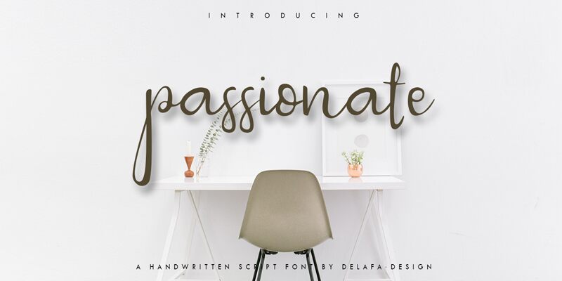Passionate Schriftart