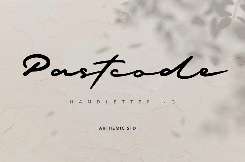 pastcode Schriftart