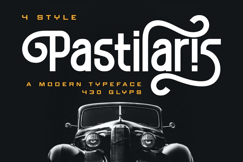 Pastilaris Schriftart