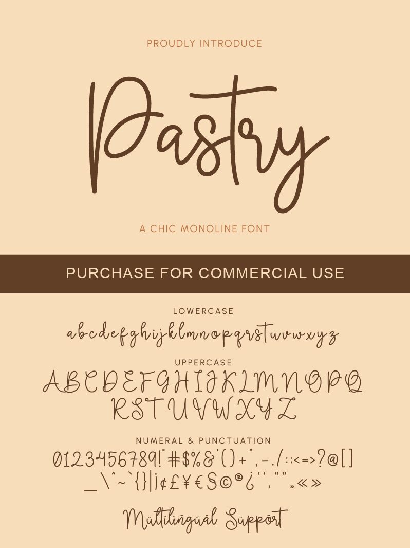 Pastry Schriftart