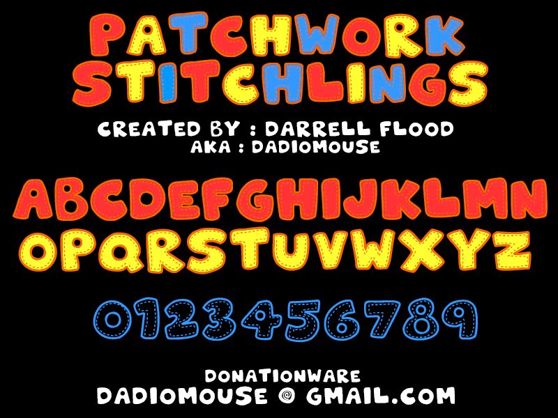 Patchwork Stitchlings Carattere