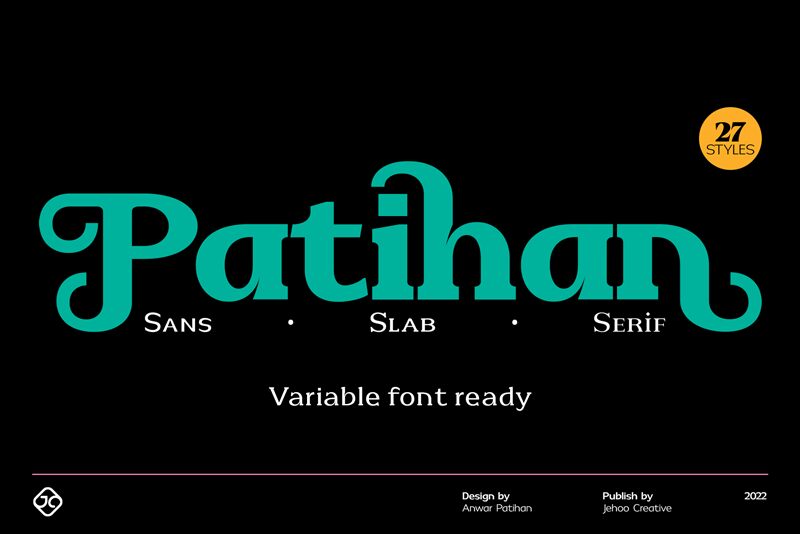 Patihan Schriftart