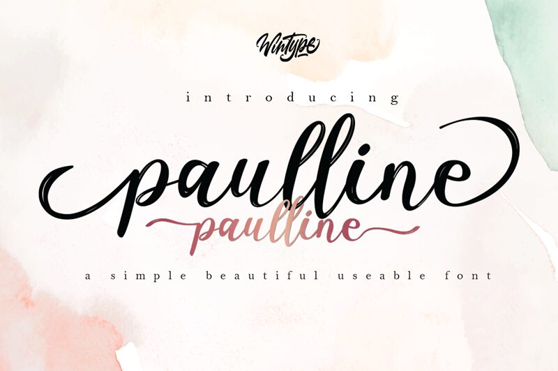 Paulline Шрифт