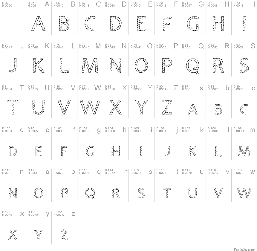 all names for papyrus font
