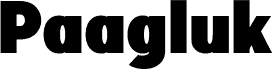 Paagluk Schriftart
