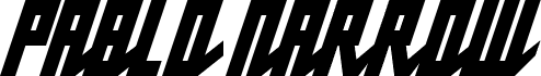 Pablo Normal Narrow Italic