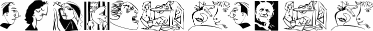 Preview of the Pabloesques font