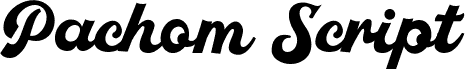 Pachom Script Bold