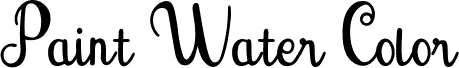 Paint Water Color