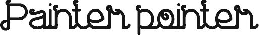 Preview of the Painter pointer font