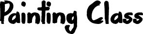 Painting Class font