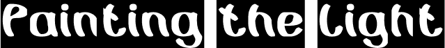 Vorschau der Schriftart Painting the Light-Inverse