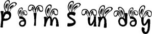 Palm Sunday Bunny Ear fuente