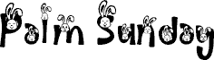 Palm Sunday Bunny Head