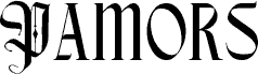 Pamors Regular Schriftart