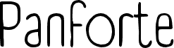 Panforte Condensed Light