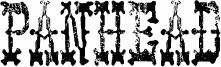 Preview of the PANHEAD font
