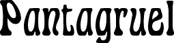 Preview of the Pantagruel font