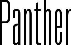 Panther font