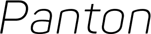 Panton-Trial Light Italic