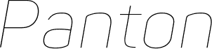 Panton-Trial Thin Italic