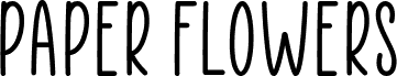 Paper Flowers
