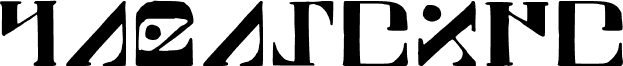 Preview of the Paraghyph Ver 1 Regular font