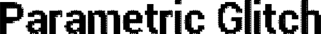 Parametric Glitch Bold